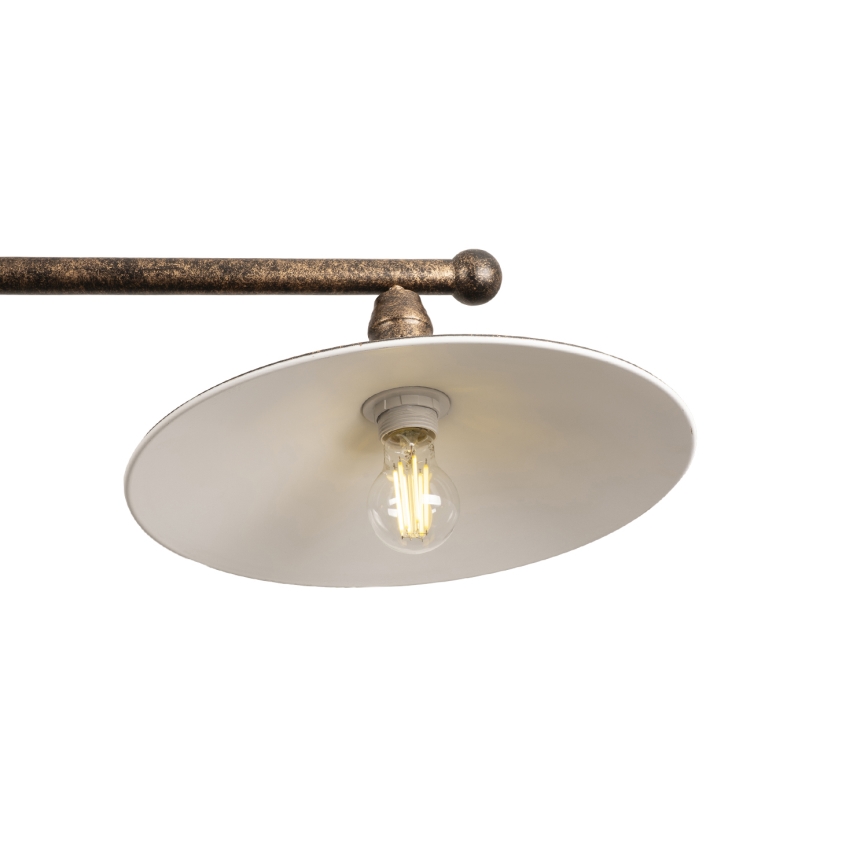 BRILAGI - FORGE Rod-Mounted Chandelier 3xE27/60W/230V Copper/Patina