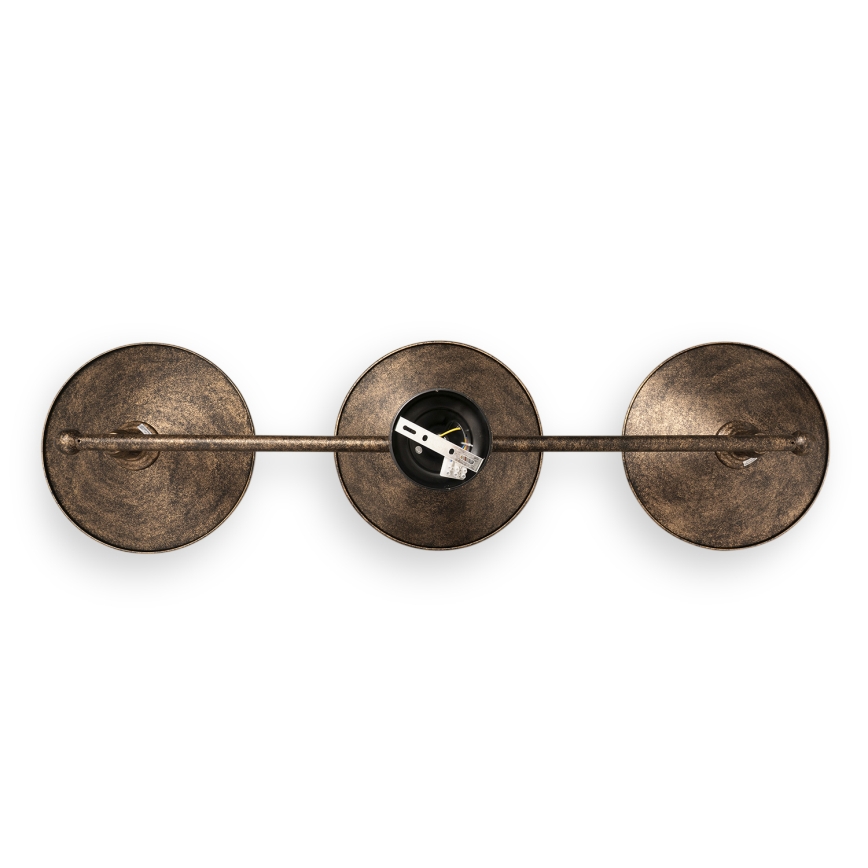 BRILAGI - FORGE Rod-Mounted Chandelier 3xE27/60W/230V Copper/Patina