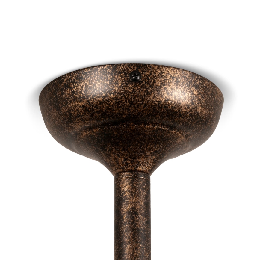 BRILAGI - FORGE Rod-Mounted Pendant 2xE27/60W/230V Copper/Patina