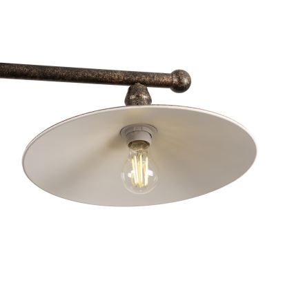 BRILAGI - FORGE Rod-Mounted Pendant 2xE27/60W/230V Copper/Patina