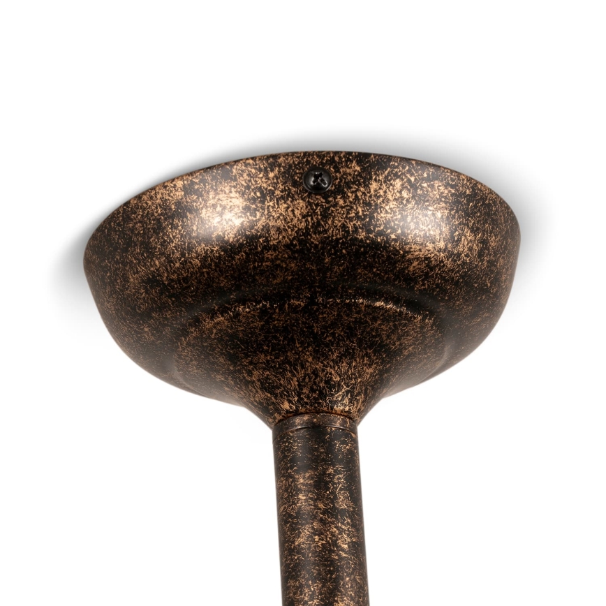 BRILAGI - FORGE Rod-Mounted Pendant 2xE27/60W/230V Copper/Patina