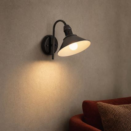 BRILAGI - FORGE Wall Light 1xE27/60W/230V Black