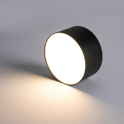 Brilagi - FORIS LED Bathroom Ceiling Light LED/20W/230V Ø 15 cm Black IP44