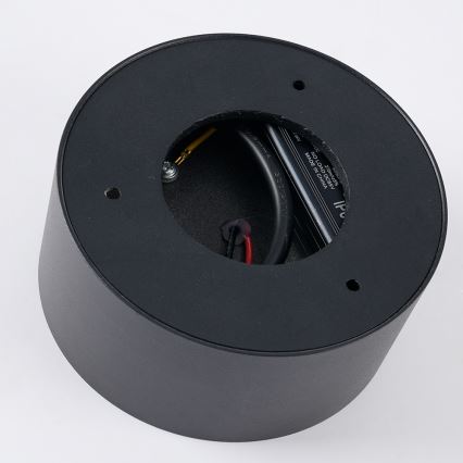 Brilagi - FORIS LED Bathroom Ceiling Light LED/20W/230V Ø 15 cm Black IP44