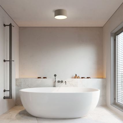 Brilagi - FORIS LED Bathroom Ceiling Light LED/14W/230V Ø 12 cm Beige IP44