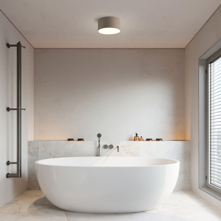 Brilagi - FORIS LED Bathroom Ceiling Light LED/14W/230V Ø 12 cm Beige IP44