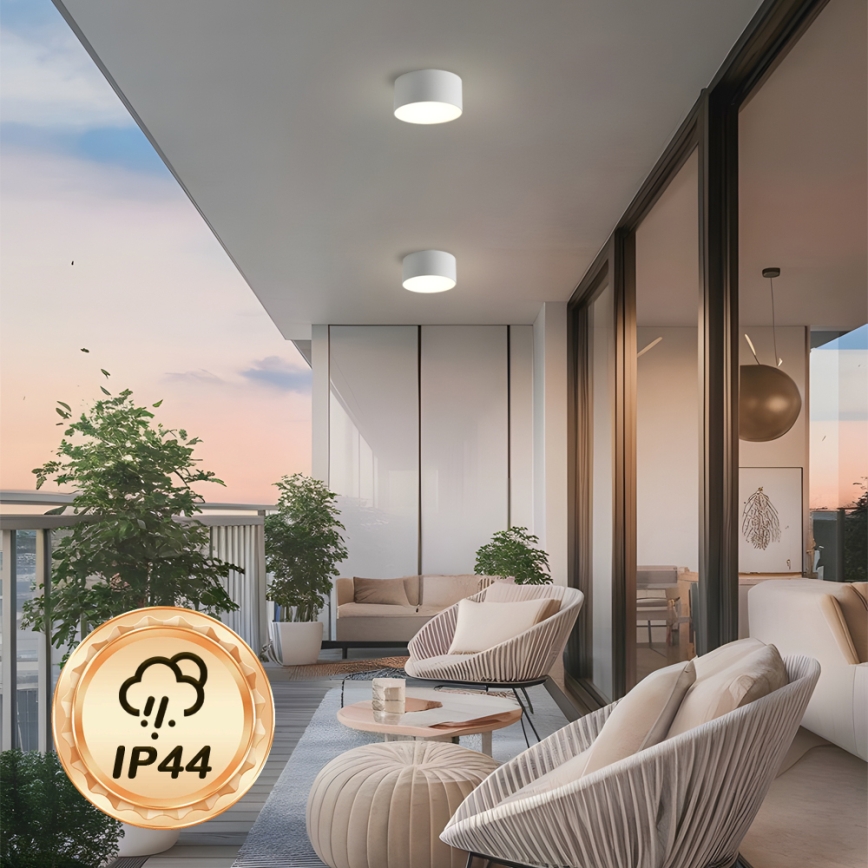 Brilagi - FORIS LED Bathroom Ceiling Light/14W/230V Ø 12 cm White IP44