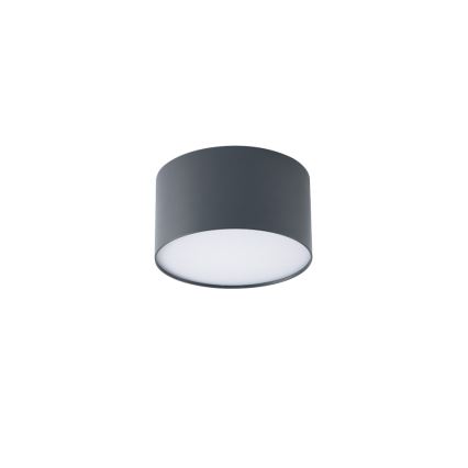 Brilagi - FORIS LED Bathroom Ceiling Light LED/9W/230V Ø 9 cm Anthracite IP44 CRI 90
