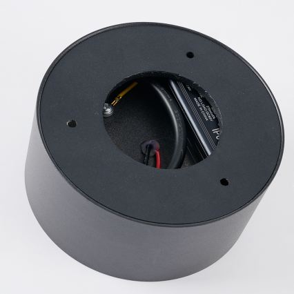 Brilagi - FORIS LED Bathroom Ceiling Light LED/9W/230V Ø 9 cm Anthracite IP44 CRI 90