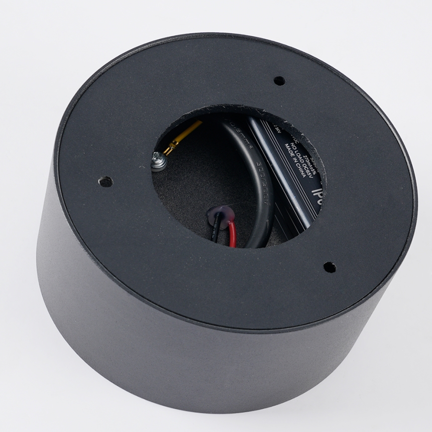 Brilagi - FORIS LED Bathroom Ceiling Light LED/9W/230V Ø 9 cm Anthracite IP44 CRI 90