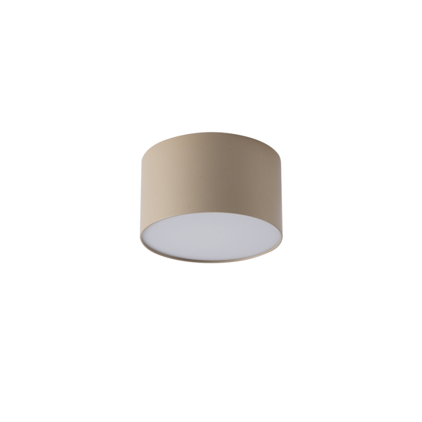 Brilagi - FORIS LED Bathroom Ceiling Light LED/9W/230V Ø 9 cm Beige IP44 CRI 90
