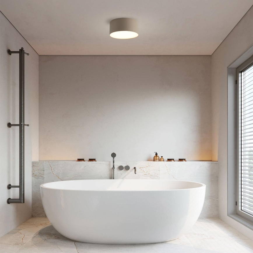 Brilagi - FORIS LED Bathroom Ceiling Light, 20W/230V, Ø 15 cm, Beige, IP44