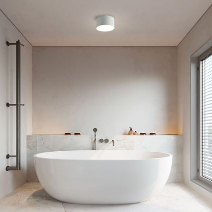 Brilagi - FORIS LED Bathroom Ceiling Light, LED/9W/230V, dia. 9 cm, White, IP44