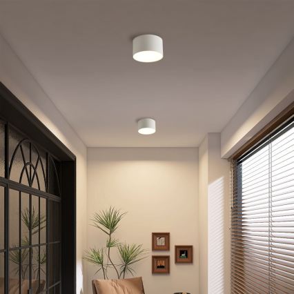 Brilagi - FORIS LED Bathroom Ceiling Light, LED/9W/230V, dia. 9 cm, White, IP44