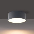 Brilagi - FORIS LED Bathroom Ceiling Light LED/9W/230V Ø 9 cm Anthracite IP44 CRI 90