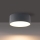 Brilagi - FORIS LED Bathroom Ceiling Light LED/9W/230V Ø 9 cm Anthracite IP44 CRI 90