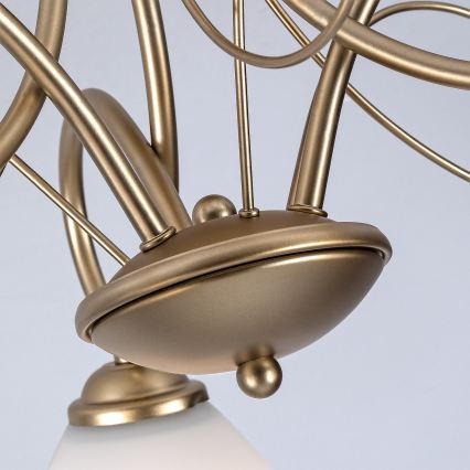 Brilagi - FRED flush-mounted chandelier 3x E27/60W/230V Ø59 cm, gold