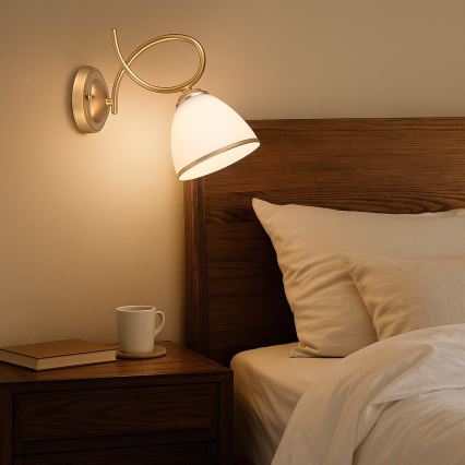 Brilagi - FRED Wall Lamp 1xE27/60W/230V Gold