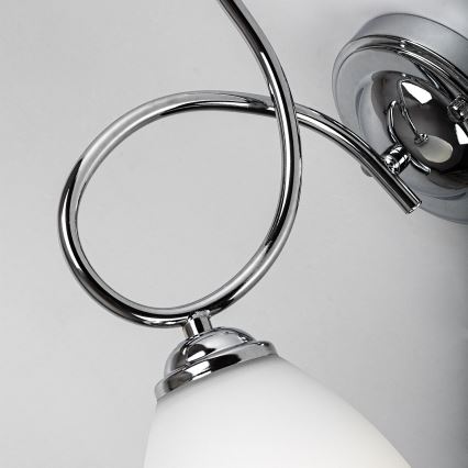 Brilagi - FRED Wall Lamp 1xE27/60W/230V Polished Chrome