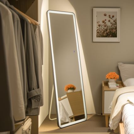 Brilagi - ELEGANZA Floor Mirror LED/42W/230V 160x50 cm IP44 CRI 90 Dimmable + CCT