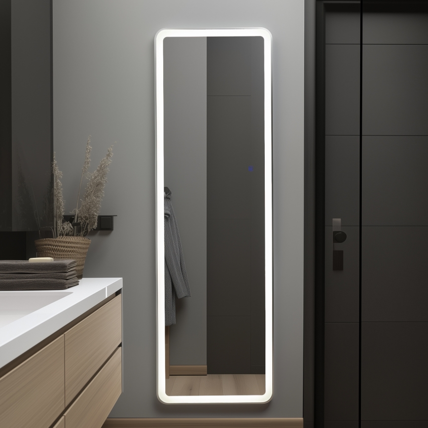 Brilagi - ELEGANZA Freestanding Mirror LED/42W/230V 160x50 cm IP44 CRI 90 Dimmable + CCT