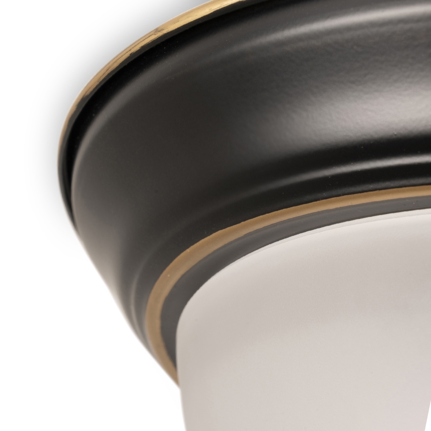 BRILAGI - FRESCO Ceiling Light 2x E27/40W/230V, Ø 28 cm, Black/Gold