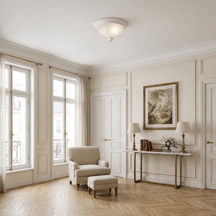 BRILAGI - FRESCO Ceiling Light 2x E27/40W/230V Ø 28 cm White