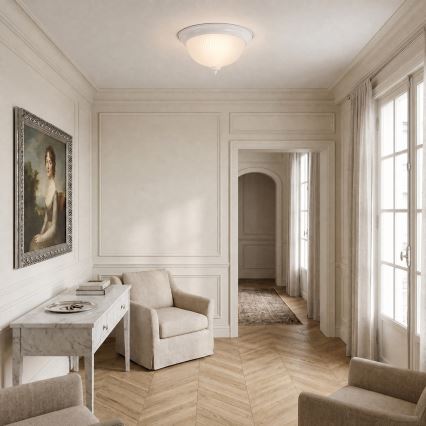 BRILAGI - FRESCO Ceiling Light 2x E27/40W/230V Ø 28 cm White