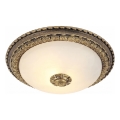 Brilagi - FRESCO Ceiling Light 2x E27/40W/230V, Ø 30 cm, Brass