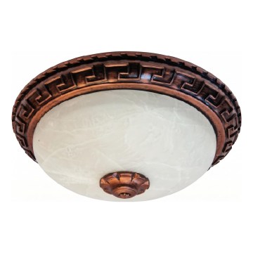 Brilagi - FRESCO Ceiling Light 2xE27/40W/230V, 30 cm diameter, Copper