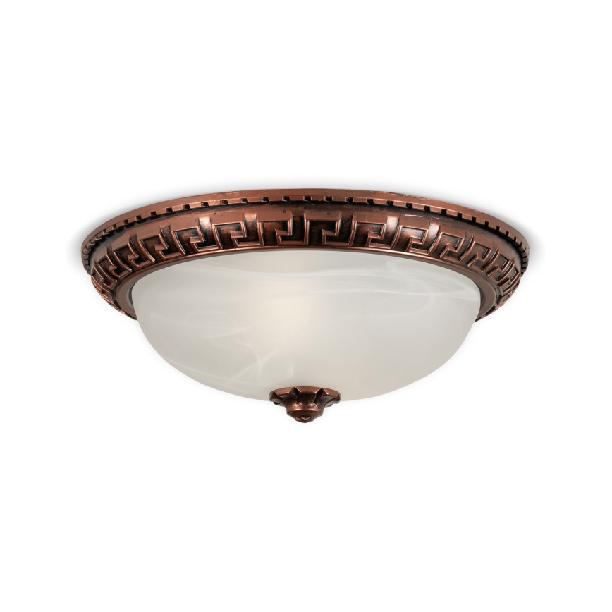 BRILAGI - FRESCO Ceiling Light 2xE27/40W/230V, 30 cm diameter, Copper