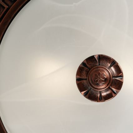 BRILAGI - FRESCO Ceiling Light 2xE27/40W/230V, 30 cm diameter, Copper