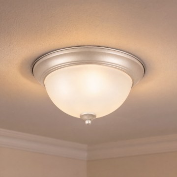 BRILAGI - FRESCO Ceiling light 2xE27/40W/230V Ø 28 cm matte chrome