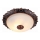 Brilagi - FRESCO Ceiling light 2xE27/40W/230V Ø 30 cm Bronze finish