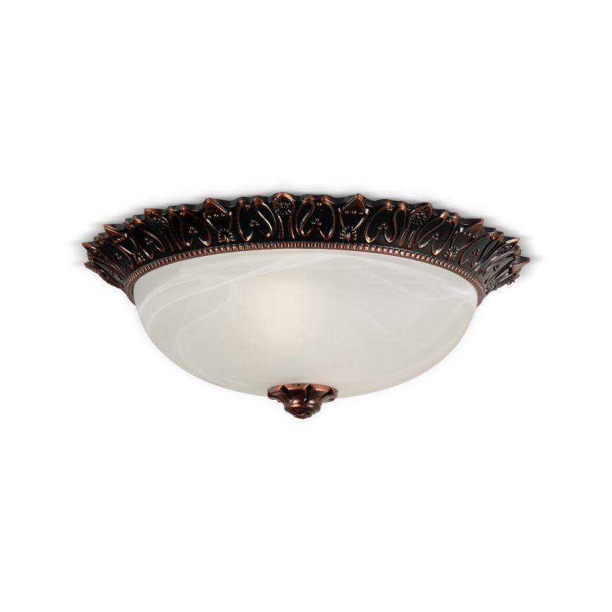 BRILAGI - FRESCO Ceiling light 2xE27/40W/230V Ø 30 cm Bronze finish