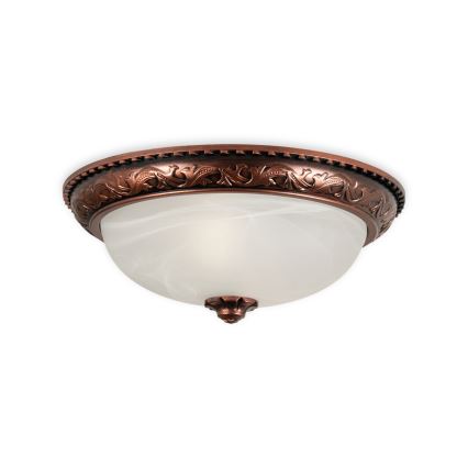 BRILAGI - FRESCO ceiling light 2xE27/40W/230V Ø 30 cm copper