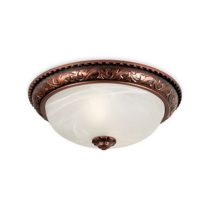 BRILAGI - FRESCO ceiling light 2xE27/40W/230V Ø 30 cm copper