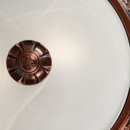 BRILAGI - FRESCO ceiling light 2xE27/40W/230V Ø 30 cm copper