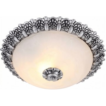 Brilagi - FRESCO Ceiling Light 2xE27/40W/230V Ø 30 cm Silver