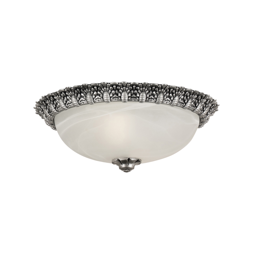 BRILAGI - FRESCO Ceiling Light 2xE27/40W/230V Ø 30 cm Silver