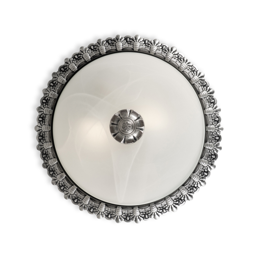 BRILAGI - FRESCO Ceiling Light 2xE27/40W/230V Ø 30 cm Silver
