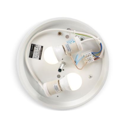 BRILAGI - FRESCO Ceiling Light 2xE27/40W/230V Ø 30 cm Silver