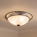BRILAGI - FRESCO Ceiling Light 2xE27/40W/230V Ø 43 cm, Brown