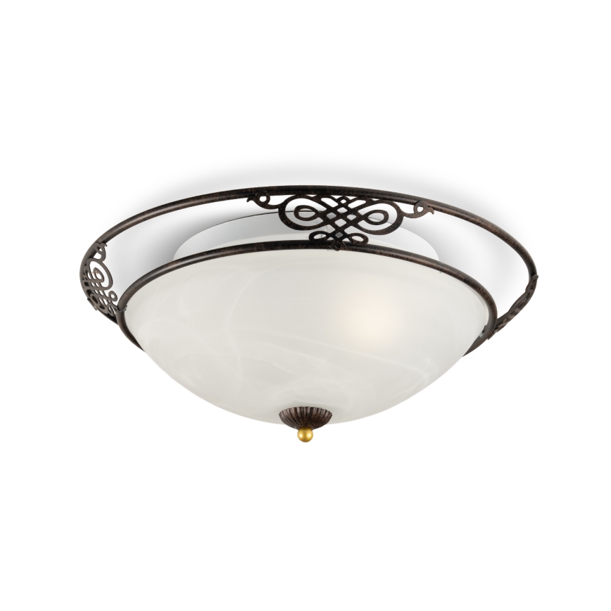 BRILAGI - FRESCO Ceiling Light 2xE27/40W/230V Ø 43 cm, Brown