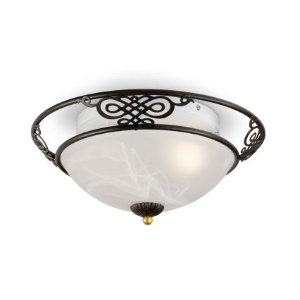 BRILAGI - FRESCO Ceiling Light 3x E27/40W/230V Ø 48 cm Brown