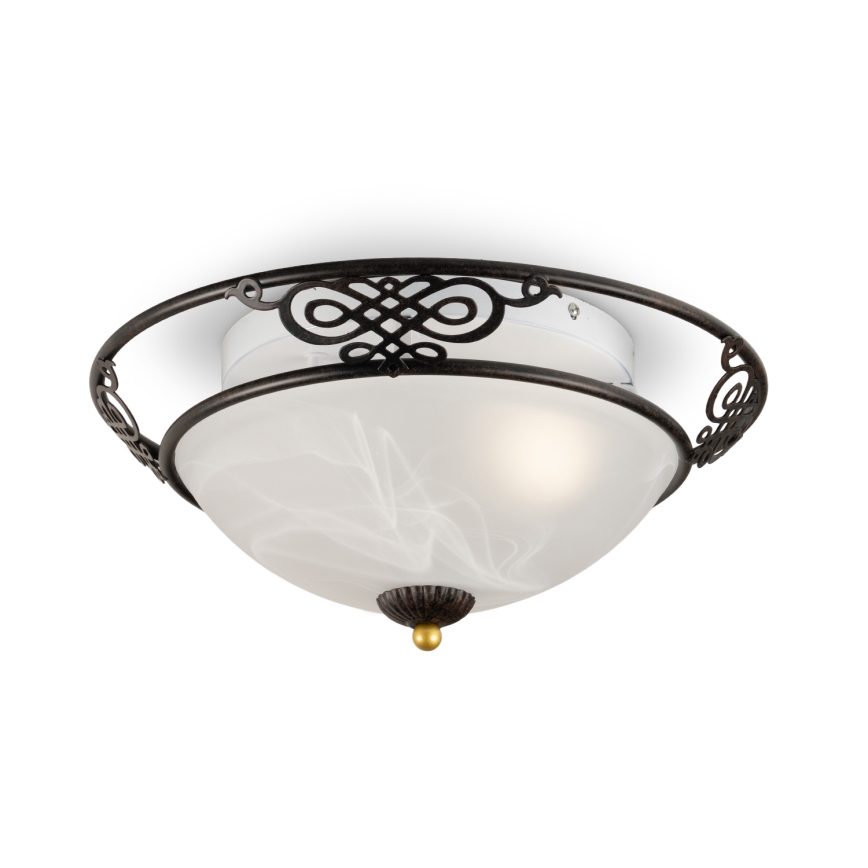 BRILAGI - FRESCO Ceiling Light 3x E27/40W/230V Ø 48 cm Brown