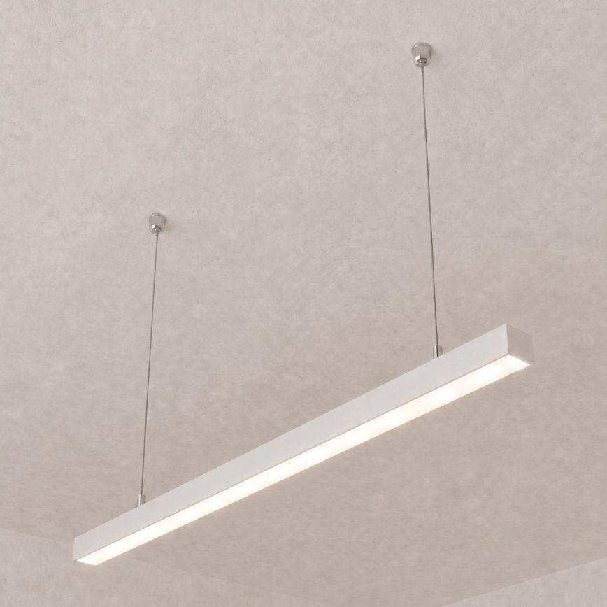 Brilagi - FULLDAY LED Pendant Light, 20/30/40W, 230V, 2700/4000/6000K, 120 cm, White