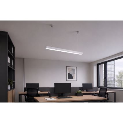 Brilagi - FULLDAY LED Pendant Light, 20/30/40W, 230V, 2700/4000/6000K, 120 cm, White