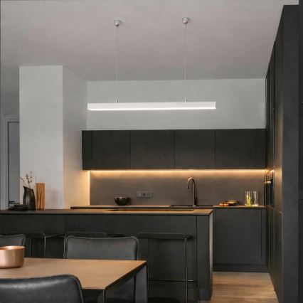 Brilagi - FULLDAY LED Pendant Light, 20/30/40W, 230V, 2700/4000/6000K, 120 cm, White