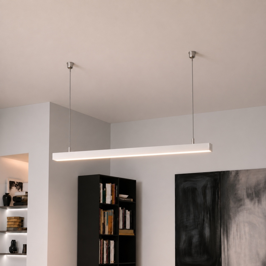 Brilagi - FULLDAY LED Pendant Light, 20/30/40W, 230V, 2700/4000/6000K, 120 cm, White